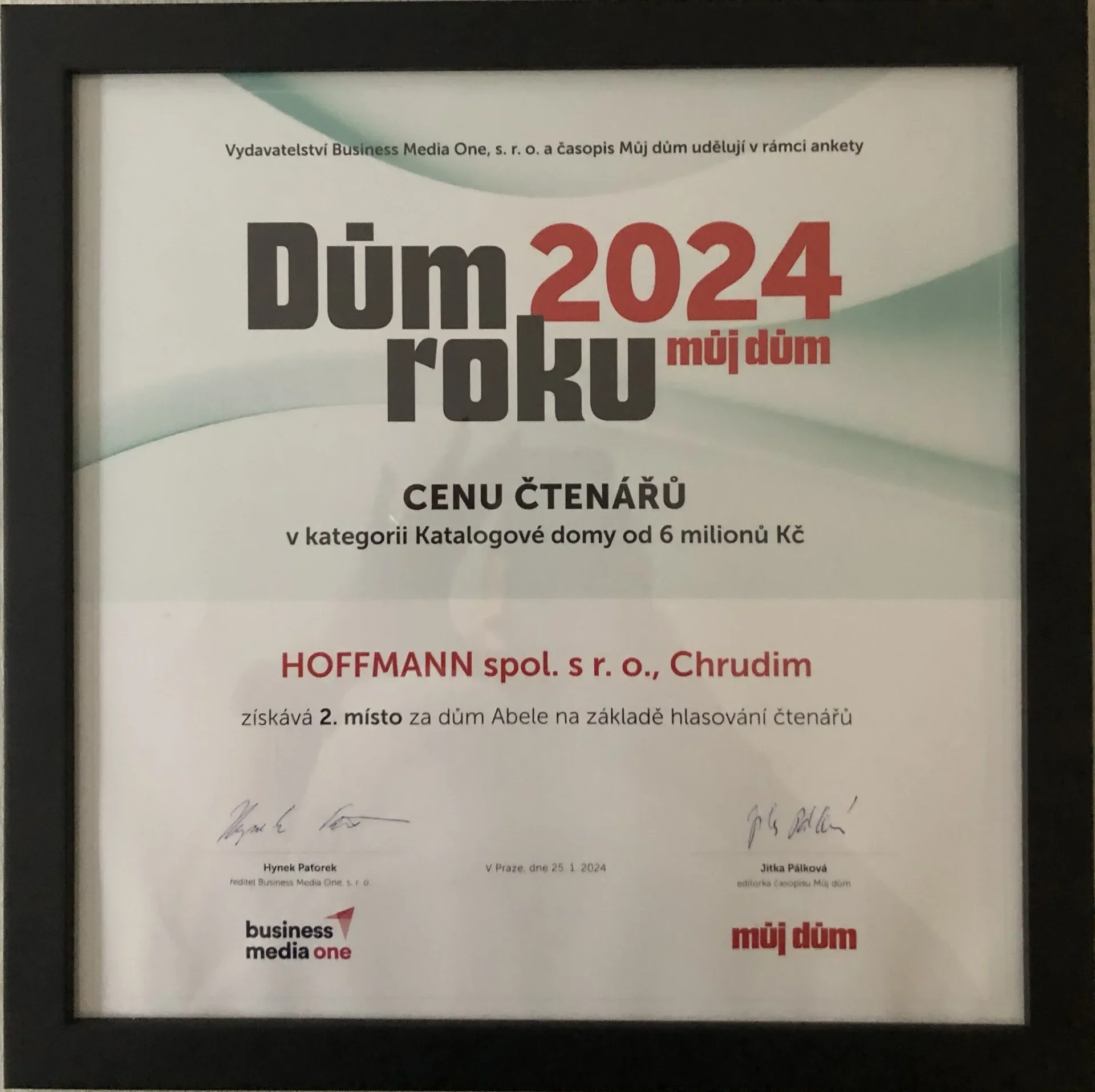 Ocenění Dům roku 2024