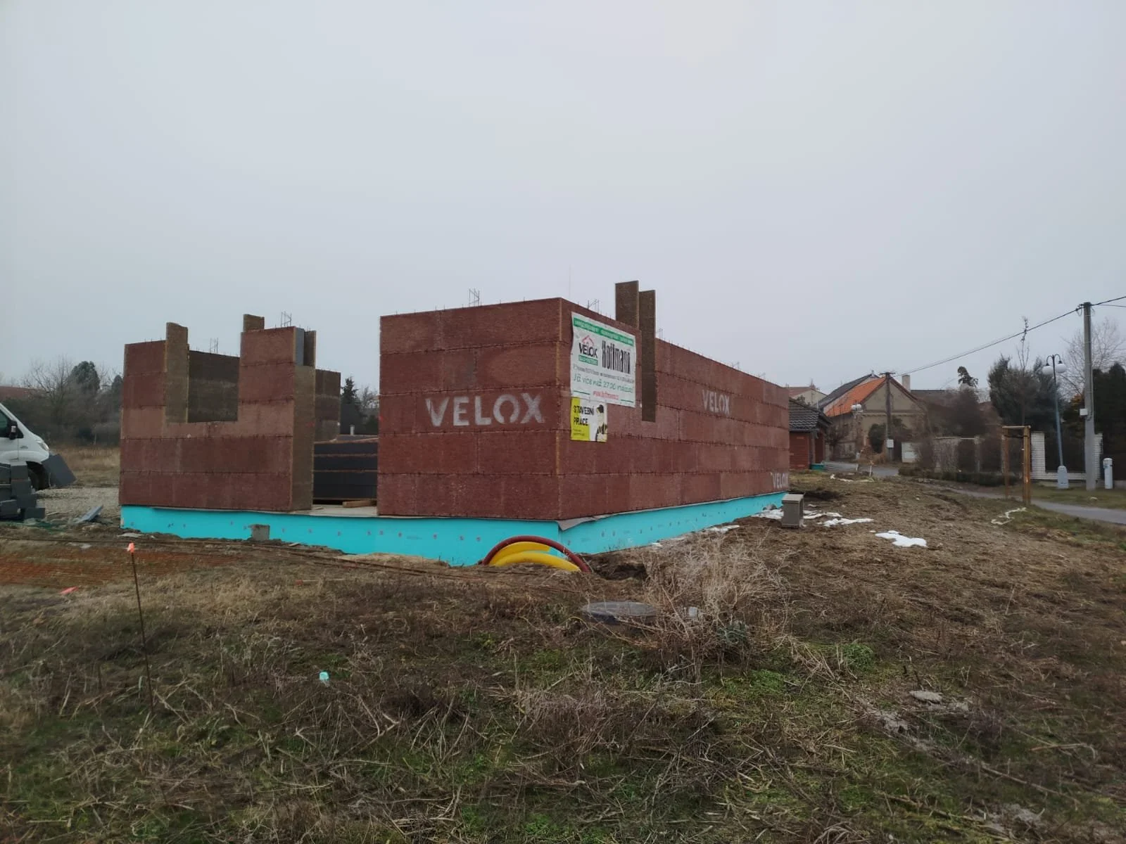 Průběh stavby domu ESET